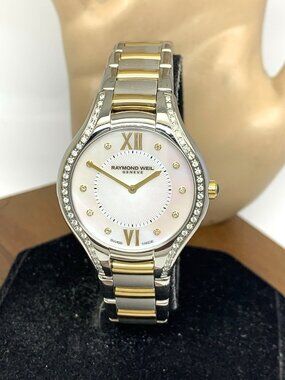 Raymond Weil Women's Watch 5132 Swiss Quartz Diamond Mother of Pearl Dial 32mm